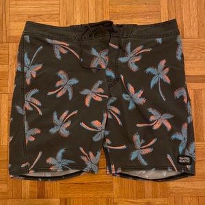 RipCurl Board Shorts - 32 - Palm Trees